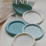 シーリングスタンプ　《lace》 ヘッド&ハンドル
