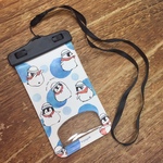 防水スマホケース　水兵さん-水玉