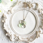 《🍀シリーズ》💚幸せを呼ぶトレフルネックレス🐞/レジン/大人可愛い