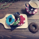 フェルト ドーナツ！  4個セット おままごと