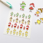 シールシート　スイーツな子