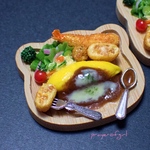 【ラスト】くまさんの大人のオムカレー