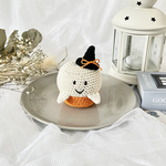 オレンジのオバケカップケーキ👻編みぐるみ
