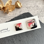 marble × black ピアス(イヤリング)