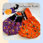 ハロウィン🎃バルーンワンピース【受注】犬服オーダー（SSS～LLL）　コスチューム