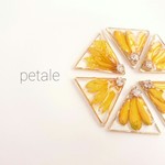 ひまわり♥petaleトライアングルイヤリング/ピアス