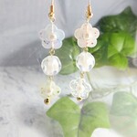 440-10【現品限り！】可憐なお花【イヤリング・ピアス】