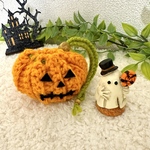《早割20%OFF》ジャックオーランタンの巾着袋（小）ハロウィンのお菓子ポーチ/お菓子袋に
