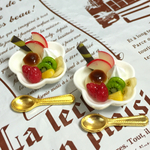 ミニチュア🍮プリンアラモード🍫