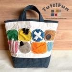 tuttifun＊batu × のツートンバッグ