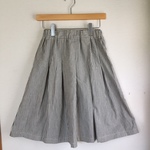 ダンガリー生地大人用タックスカート