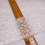 ストレッチレース４ｍ（幅６cm白系）WH373　ホワイト