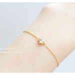 Swarovski☆Star　Bracelet　【gold】