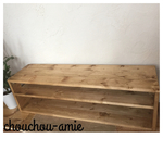 low shelf Ｗ100 B 二段 ローシェルフ・ローボード
