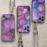 風が描くArt  〜 Dear 〜 ＊ スマホショルダーも叶うベルト付きTPUスマホケース