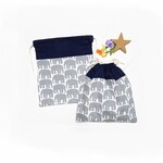 【在庫処分Sale❢限定２枚のみ‼️おまけ2点付❤️】　お着替え袋　体操服袋　ぞう　動物　男の子