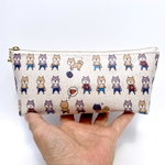 と〜んちゃん様オーダー品🐕ラミネートマチありペンケース❣️柴犬　20cmファスナー
