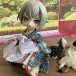 オビツ11　花魁風着物　 