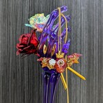 桃色髑髏姫ネックレス CANDY