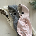 【犬服】やわらかアランジャガードニットのシンプルパーカー