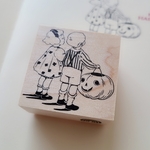 ハロウィン　レトロ　はんこ