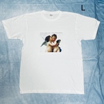 ブグロー　アムールとプシュケー子供たち　天使のキス　綿TシャツLサイズ　SMLサイズ有り