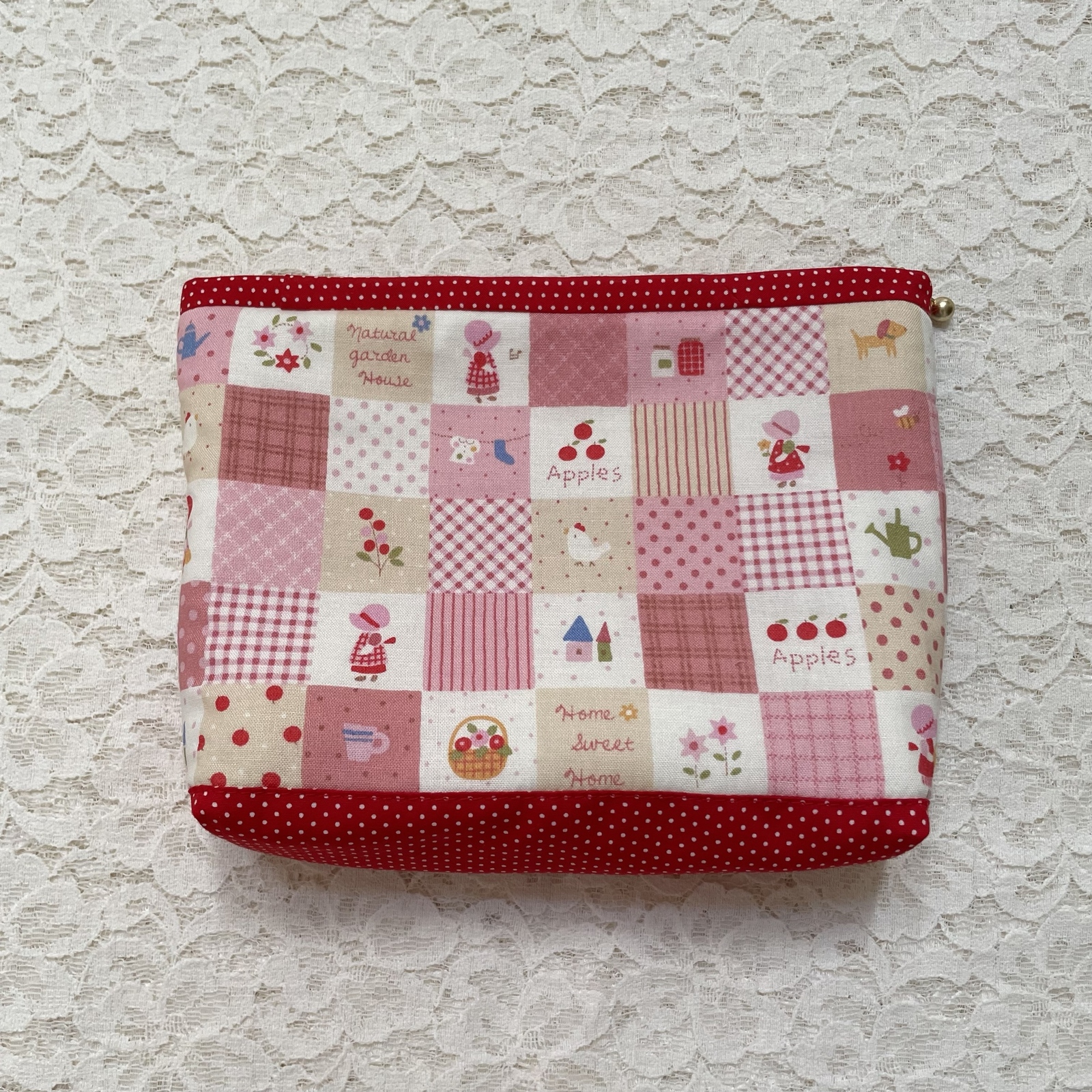 パッチワークポーチ スーちゃん＊B - YUKI-SUE'S GALLERY