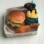 【E】チキンフィレバーガーセット