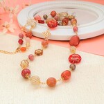 [再販]シリシャスシスト＊赤のロングネックレス
