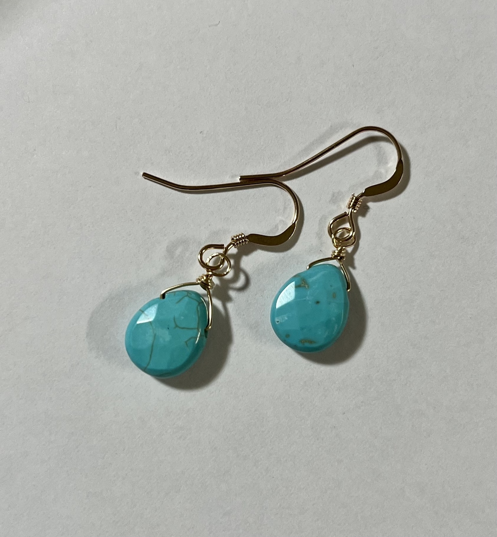 k14gf〉ターコイズピアス - NOEL'S GALLERY | minne byGMOペパボ 国内