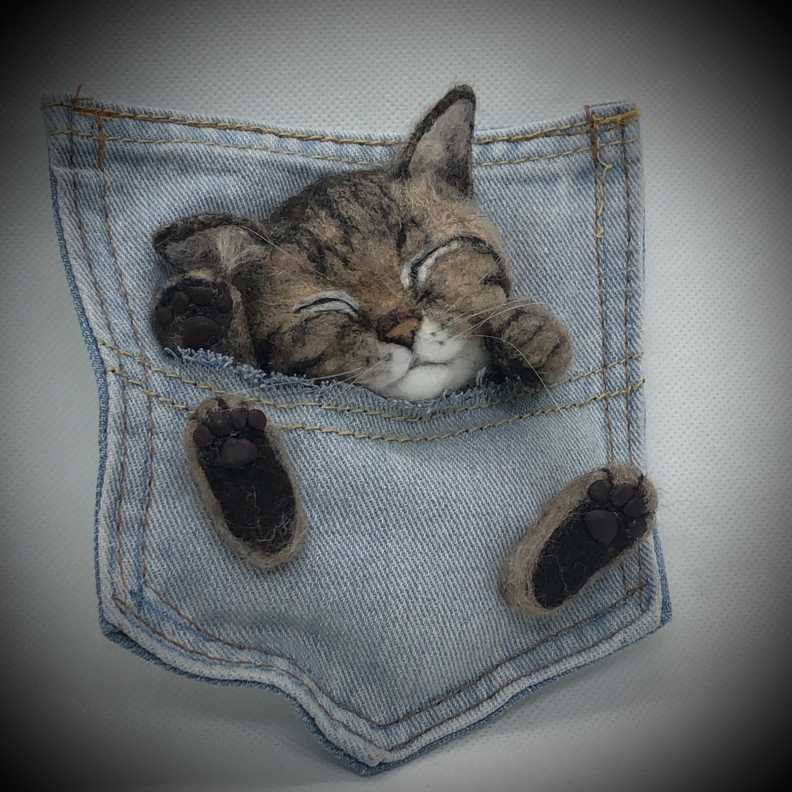 羊毛フェルト オーダー猫 ポニョ様 羊毛フェルト オーダー猫 ポニョ様