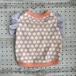 ＊ハンドメイド＊フレンチブルドッグ　ゆめかわお袖フリフリタンクトップ　Mサイズ