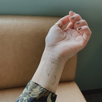 草花のタトゥーシール