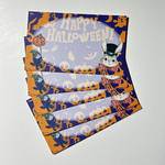 ハロウィン☆名刺サイズ　厚手☆メッセージカード　5枚入り♡