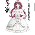 【SALE】黒いたぬき様　人物ステッカー　ルティナ