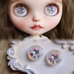 【3個買うと1個プレゼントGTE！】ブライス アイ ネオブライス bjd 目 アイ アイチップ ドールアイチップ-ハート