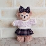 ぬいばシェリーメイ アラン模様風セーター（パープル）セット