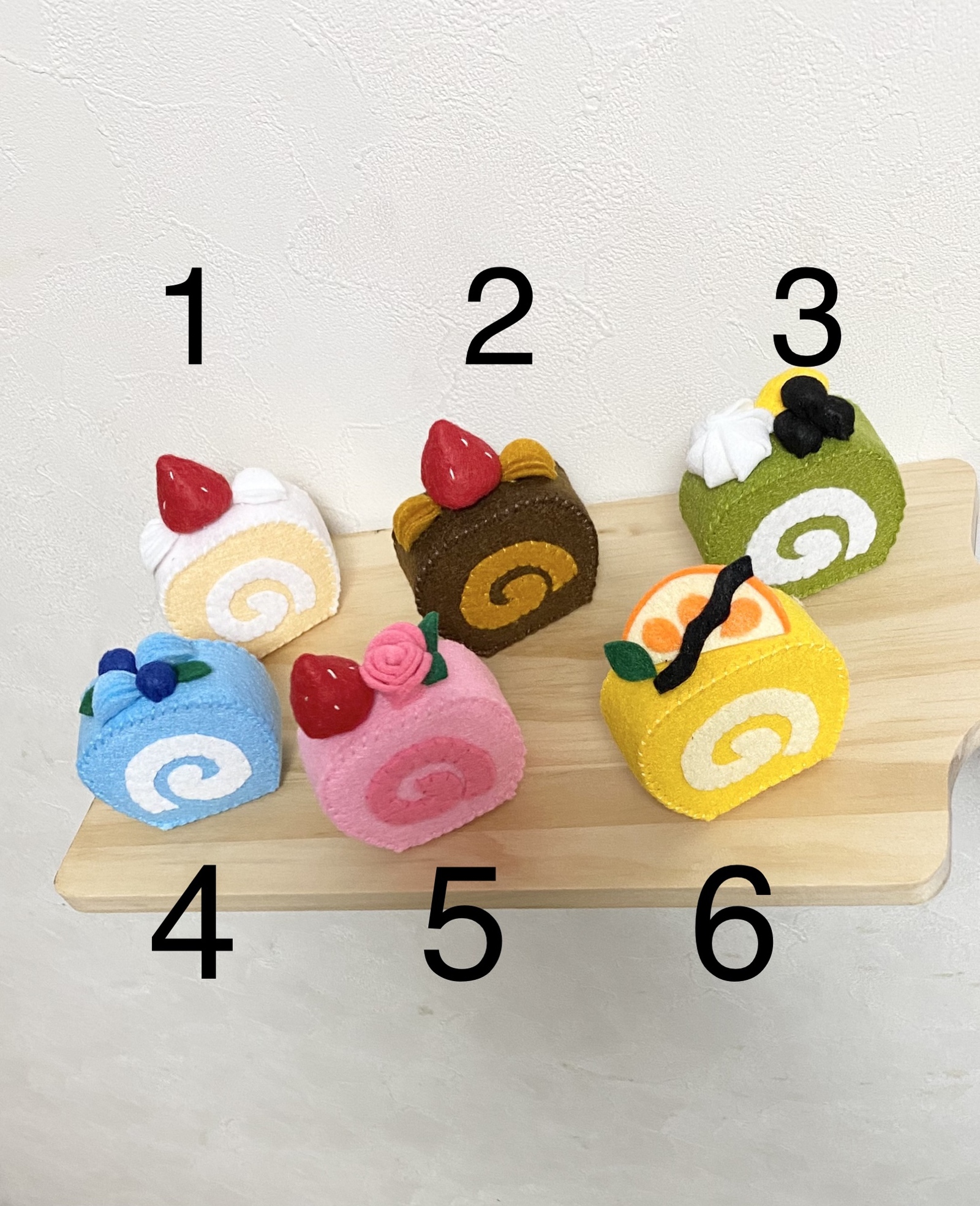 3個セット】フェルトケーキバイキング フェルトままごと