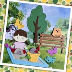 公園190(アルバムクラフト クラフトパンチ ペーパークラフト)