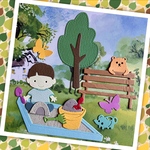 公園191(アルバムクラフト クラフトパンチ ペーパークラフト)