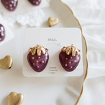 《earring》autumn strawberry 🍓（ニッケルフリー）