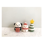 パンダさんと雪だるまさんのクリスマス
