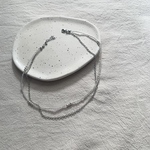 ビーズの重ね付けchoker  