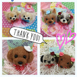 オーダー犬 わんこ羊毛フエルトストラップ