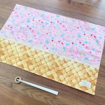 裏地もオシャレなランチョンマット幼稚園サイズ ☆恐竜☆