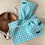 シワになりにくいシリーズ各種｛ランチョンマット・給食袋・お弁当袋｝グリーンチェック