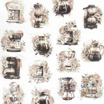 フレークシール Romantic cafe 4 <S565>