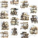 フレークシール Romantic cafe 2 <S564>