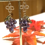 ピオーネ葡萄ピアス／イヤリング🍇