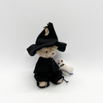 ハロウィンくま［７.５cm］／小さなぬいぐるみ／ハンドメイドミニチュアテディベア